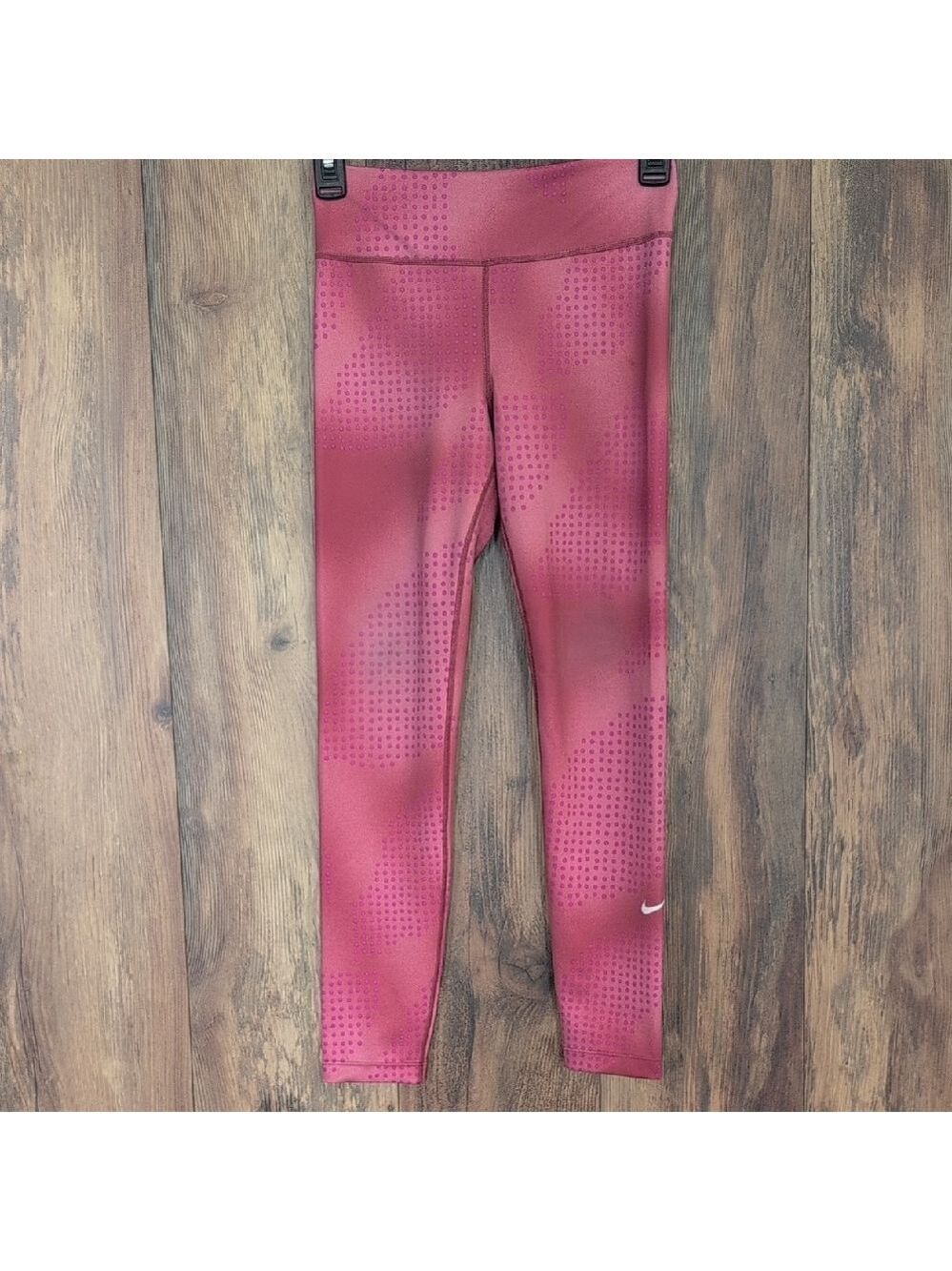 Nike Girls Pink Patterned Leggings M M285